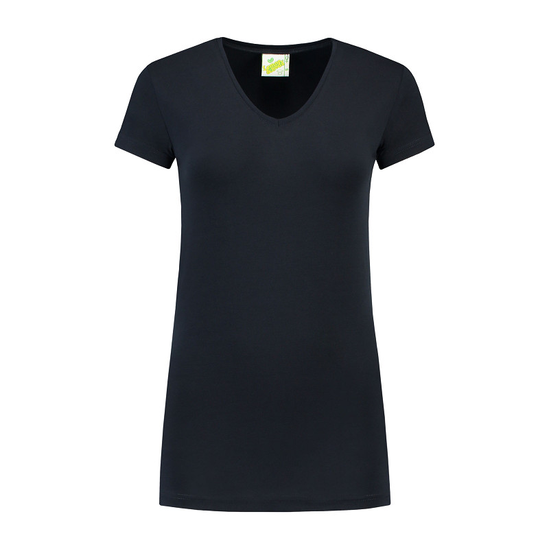 Lemon & Soda Cotton Elastane Vneck T-shirt for her