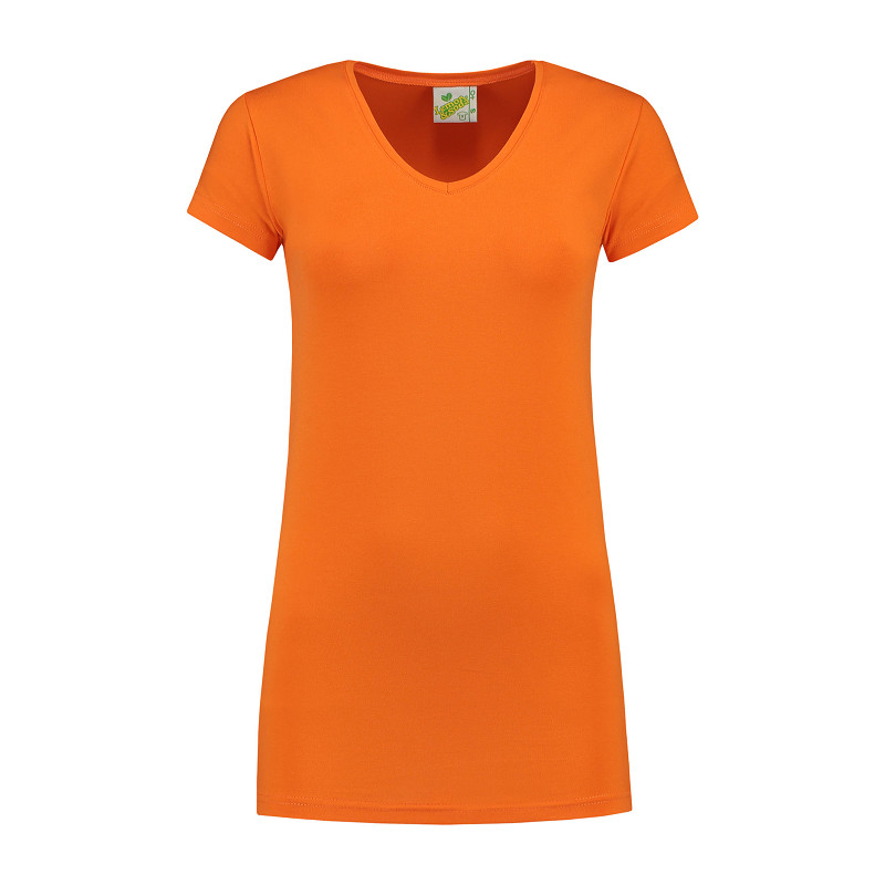 Lemon & Soda Cotton Elastane Vneck T-shirt for her