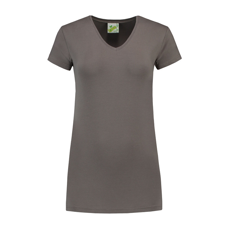 Lemon & Soda Cotton Elastane Vneck T-shirt for her