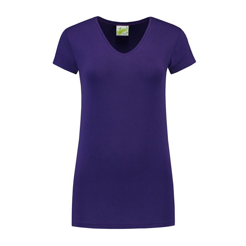 Lemon & Soda Cotton Elastane Vneck T-shirt for her