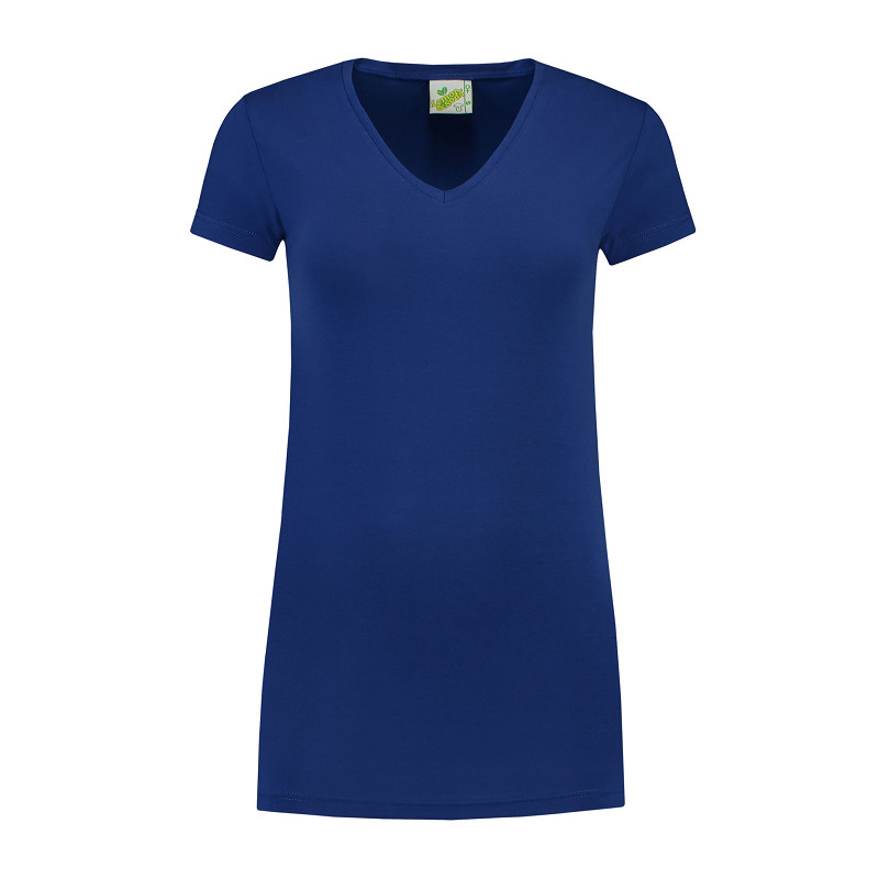 Lemon & Soda Cotton Elastane Vneck T-shirt for her