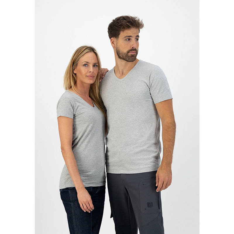 Lemon & Soda Cotton Elastane V-neck T-shirt