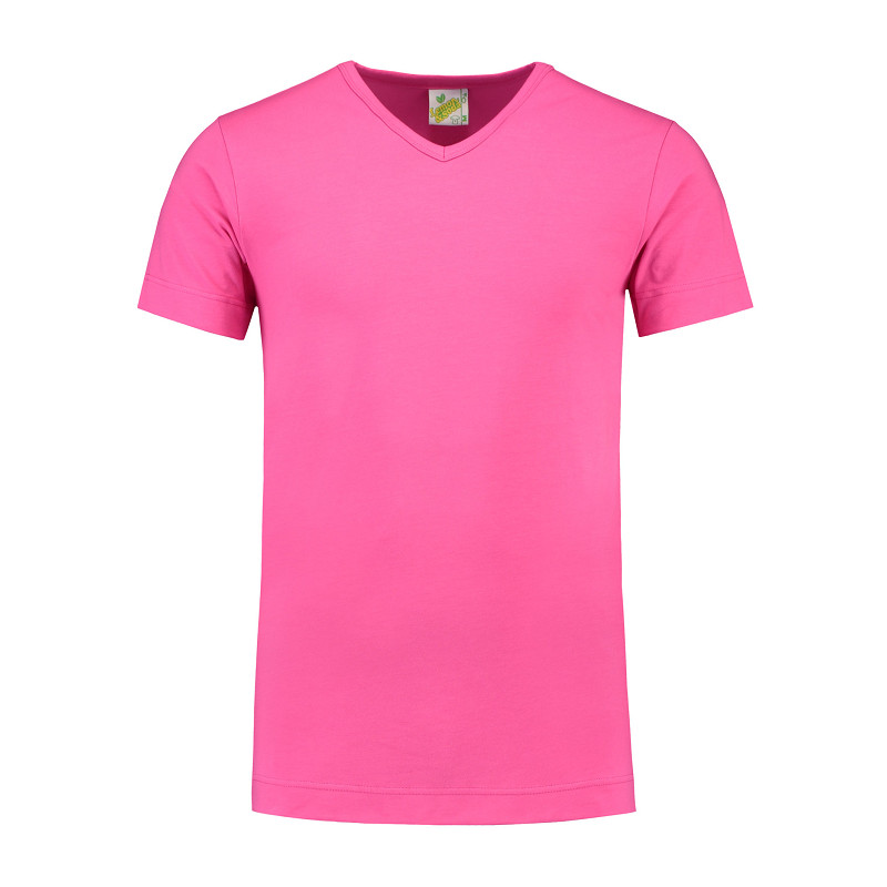 Lemon & Soda Cotton Elastane V-neck T-shirt