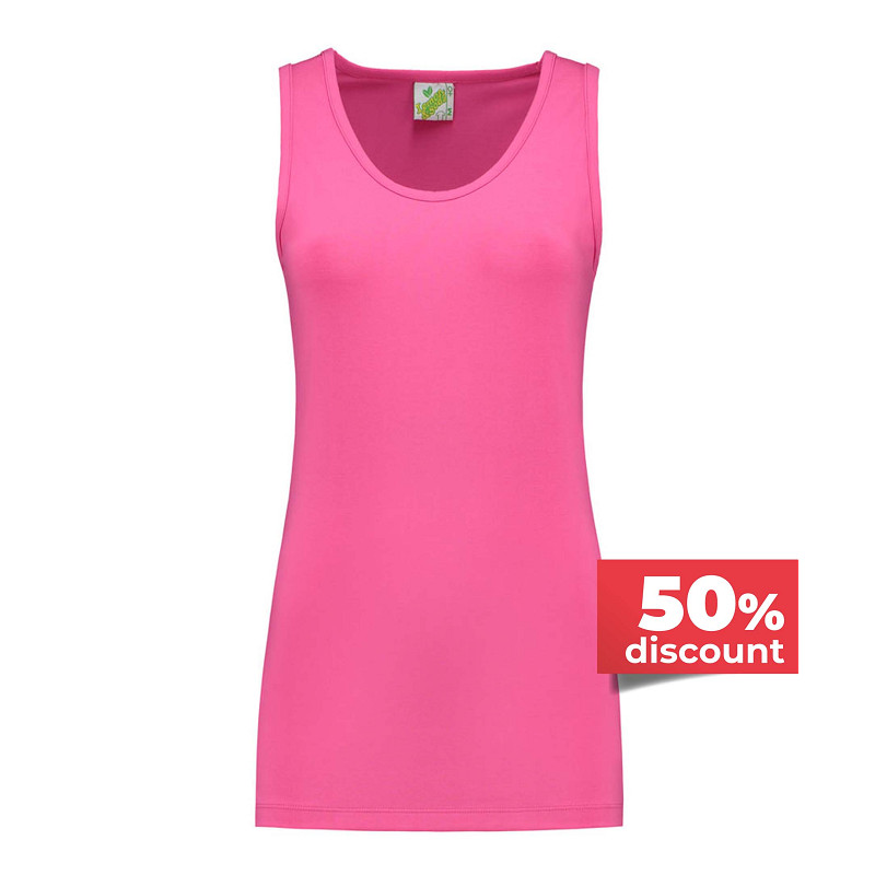 Lemon & Soda Cotton Elastane Tank Top for her