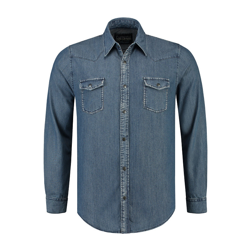 Lemon & Soda Denim Shirt LS for him