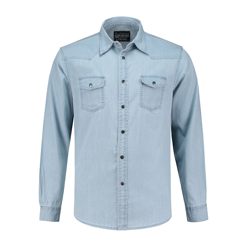Lemon & Soda Denim Shirt LS for him