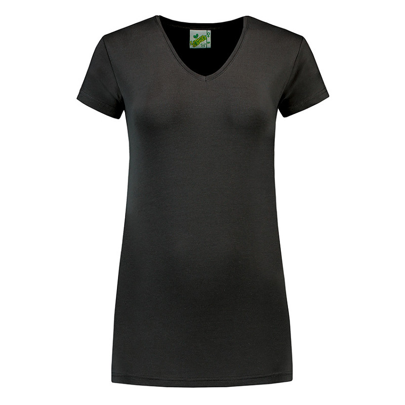 Lemon & Soda Cotton Elastane Vneck T-shirt for her