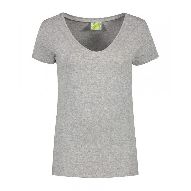 Lemon & Soda Cotton Elastane Vneck T-shirt for her
