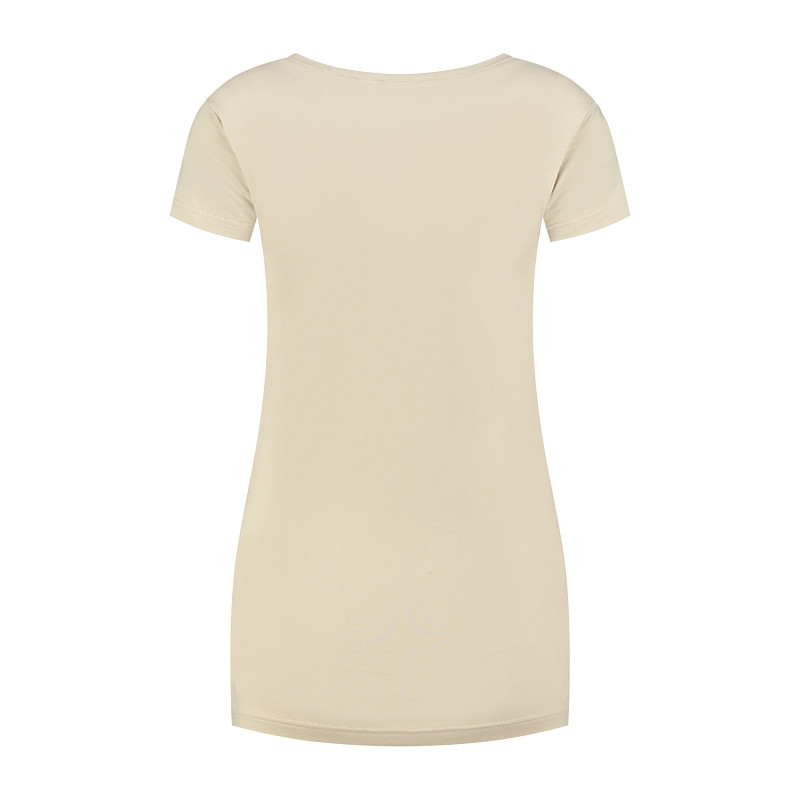 Lemon & Soda Cotton Elastane Vneck T-shirt for her